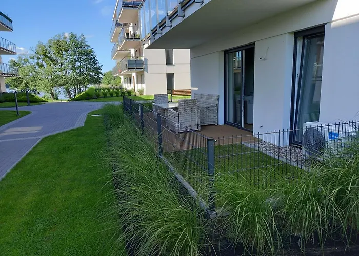 דירה Marina - Widok Na Jezioro, Ogrodek Z Tarasem, Parking, Nawet 6 Lozek